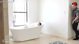 The tanning of teen Danni Rivers is interrupted