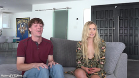 Submissive stepsister getting fucked for the first time