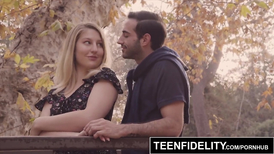 Petite blonde Lila Fray gets dicking down in 1080p