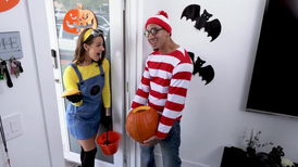 Teen Evelin Stone is getting dicked down for Halloween