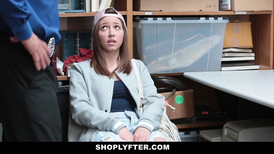 Cute shoplifting teen bangs her way out of trouble