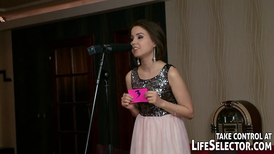 Singer with tiny tits wants to try hard sex