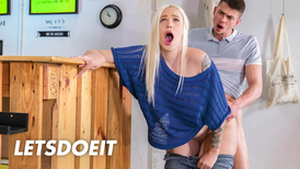 CRAZY HOSTEL -fury rage Young Ash-Blonde Arteya Cheats On Her Boyfriend To Pummel With The Receptionist